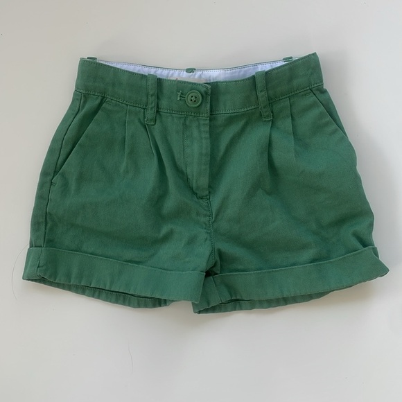 J.Crew Crewcuts White Green Preppy Sweater Polo Pleated Shorts LOT OF 2 Size 5 - Picture 7 of 11